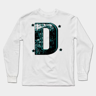 AlphaT D Dynamic Printed Design Long Sleeve T-Shirt